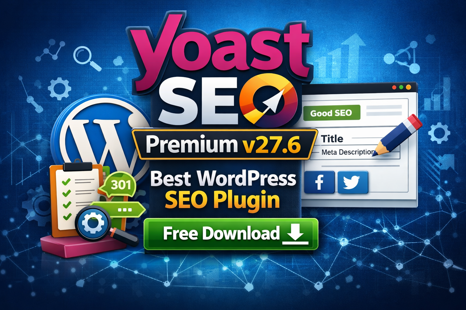 Yoast SEO Premium v27.6 – WordPress Best SEO Plugin (Free Download)